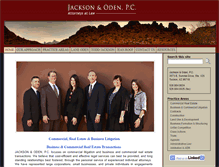 Tablet Screenshot of jacksonodenlaw.com